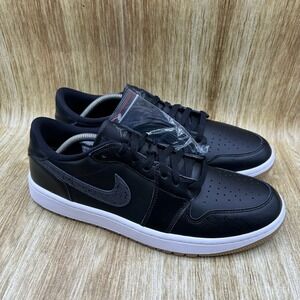Nike Air Jordan 1 Low Golf Men's Size 11.5 Black White Gum Sneakers DD9315-005